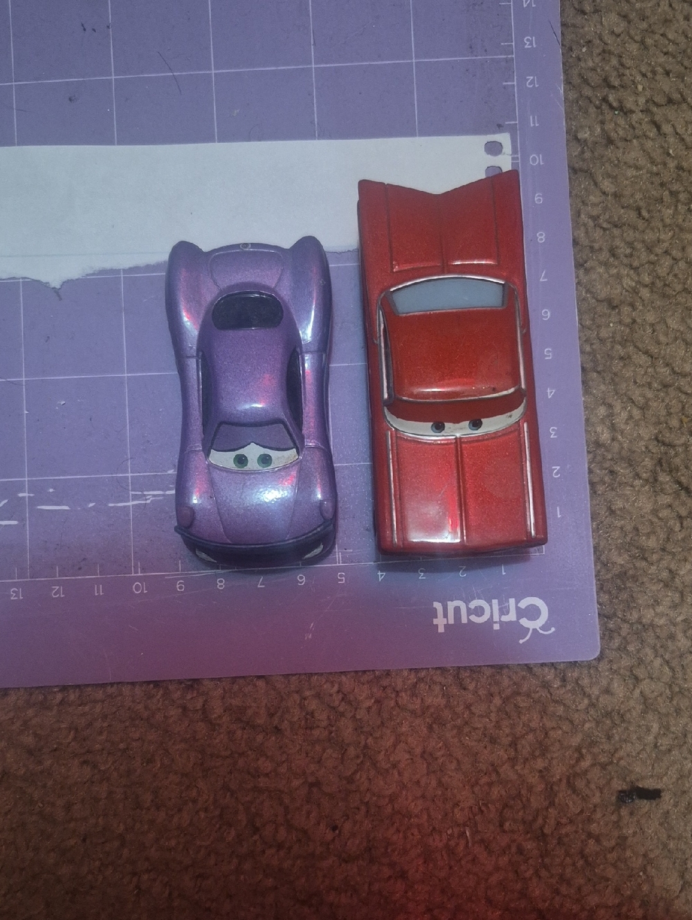 Die-Cast Kids Toy Car Set - Purple & Red